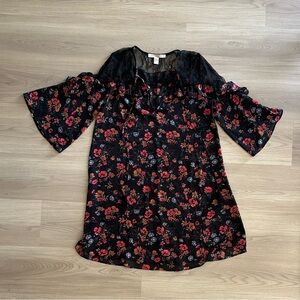 F21 Bell Sleeve Mini Dress